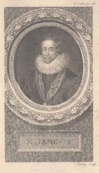 James I by George Vertue